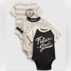 Gap Star Wars onesies set of 3 (12-18m) NWT